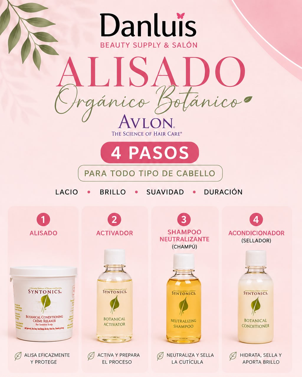 SYNTONICS BOTANICAL ORGANICO ALISADO